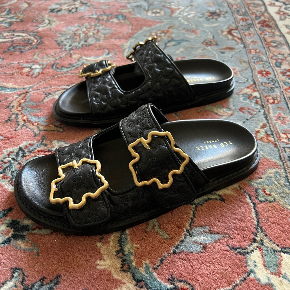 Ted Baker Leather Sandals - Size 38